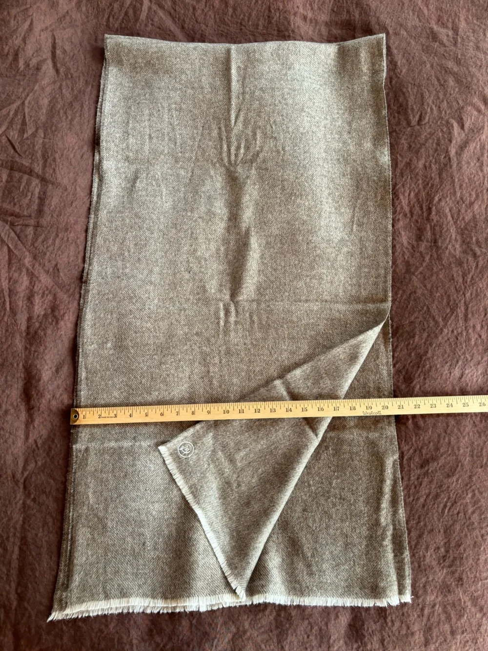 Minimalist Merino Wool Scarf